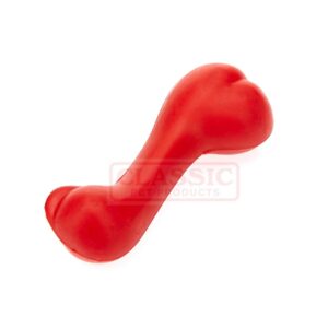 Dog Toy Solid Rubber Bone Large - Red | CLASSIC