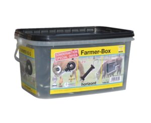 Horizont Farmer Box 97  screw-in insulators, 2 gate handles, 1 insulator chuck per 1
