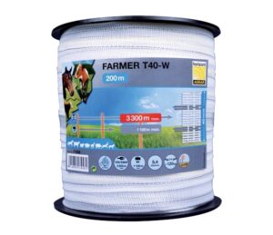 Horizont Farmer 40mm tape 200m White