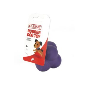 Dog Toy Rubber Odd Ball 63mm - Purple | CLASSIC