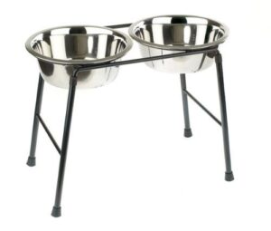 Dog Feeder Double Bowl High Stand 300mm/1600ml | Classic