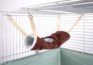 Pet Rat Ferret Tunnel Tube Toy - Luxury Chocolate | Little Friends