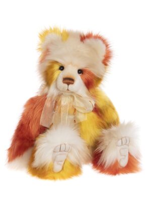 Charlie Bears Carnival Colourful Jointed Plush Panda Teddy Bear