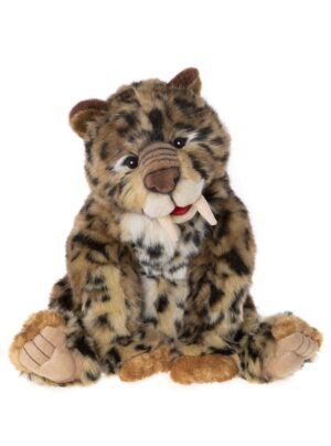 Charlie Bears Bearhouse Plush Sitting Saber-Tooth Tiger - Fang+