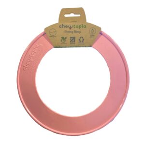 Dog Toy Flying Ring Eco Interactive - Pink | Chewtopia