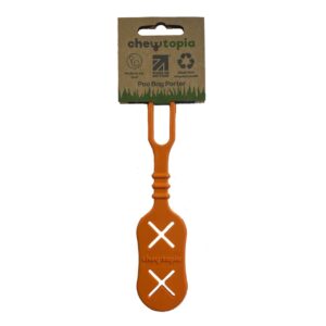 Dog Accessory Poo Bag Porter - Orange | Chewtopia