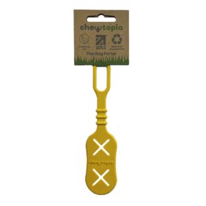Dog Accessory Poo Bag Porter - Yellow | Chewtopia