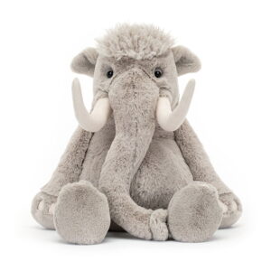 Jellycat V2MAM Viggo Mammoth Large Grey Plush Soft Toy Sitting