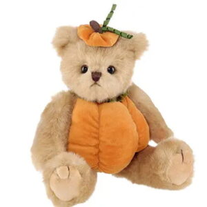 Bearington Collection 179942 Izzy A. Pumpkin Halloween Jointed Plush Bear