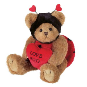 Bearington Collection 190054 Love Bug Jointed Teddy Bear Dressed as Ladybird