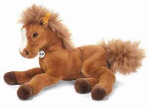 Steiff 070082 Fenny Horse Dangling Brown Plush Cuddly Soft Toy
