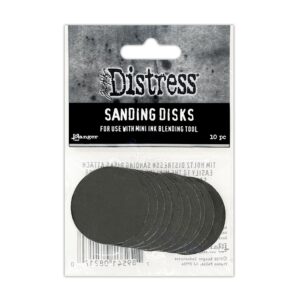 Ranger Tim Holtz Distress Sanding Disks For Ibt (10 Pieces)