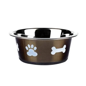 Classic Pet Products Classic Posh Paws Bowl, 900 ml, Graphite