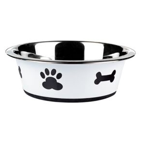 Classic Pet Products Posh Paws Bowl, 1600 ml, White