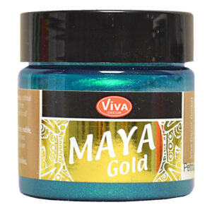 Viva Decor Maya Gold - Petrol 704
