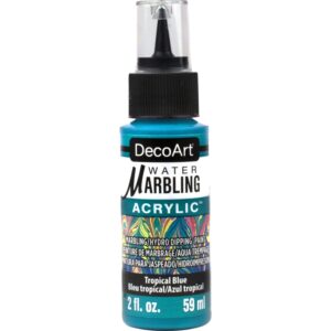 DecoArt Tropical Blue 2oz Water Marbling Paint