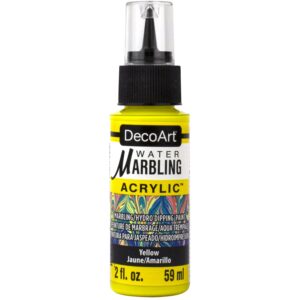 DecoArt Yellow 2oz Water Marbling Paint