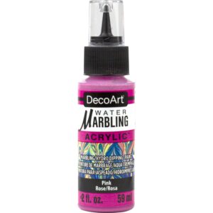 DecoArt Pink 2oz Water Marbling Paint