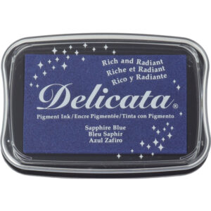 Tsukineko Delicata Ink Pad Sapphire Blue