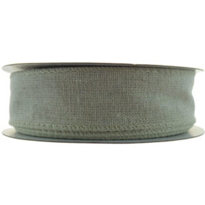 Wired Edge Organza Ribbon 32mm X 10m Natural No.02