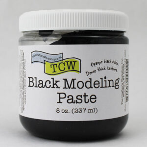 The Crafters Workshop Black Modelling Texture Paste 8oz