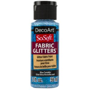 DecoArt Blue Twinkle Fabric Paint