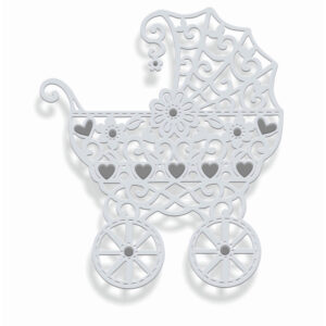 Sue Dix Filigree Pram Sweet Dixie Cutting Die