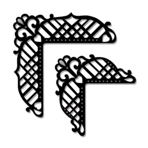 Sue Dix Lattice Corners Sweet Dixie Cutting Die