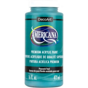 DecoArt Peacock Teal Americana Acrylics