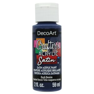 DecoArt Dark Denim 2oz Crafters Acrylic Satin