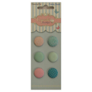 Trimcraft Fabric Brads C'cake B'