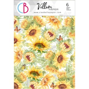 Ciao Bella Vellum Farmhouse Garden Paper Patterns A4