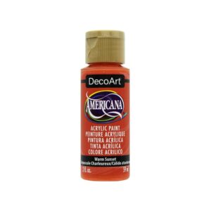 DecoArt Warm Sunset Americana Acrylics 2-oz.