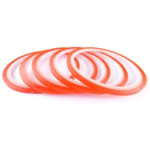 Phoenix 3mm X 5 Metre - 5 Rolls Of Sticky Red Double Sided Tape