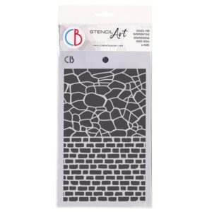 Ciao Bella Texture Stencil 5" X 8" - Wall Structure