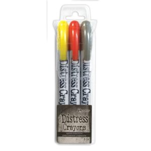Ranger Tim Holtz Distress Halloween Pearl Crayons Set 3 - Limited Edition