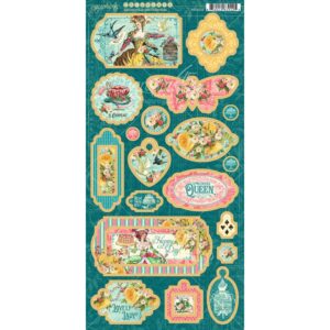 Graphic 45 Ephemera Queen Chipboard
