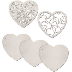 Chipboard Page Flowers And Hearts