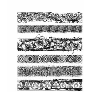 Art Gone Wild Eclectic Edges Cling Stamps