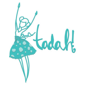 Spellbinders Tadah Girl Etched Dies