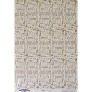 Lindsay Mason Dogs Text Cardstock Pack Of 10 Sheets