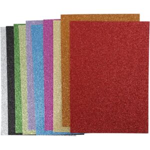 Creativ Eva Foam Sheets, A4 2mm X 10 Assorted