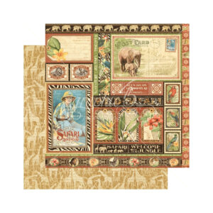 Graphic 45 Amazing Africa Packs Of 10 Sheets