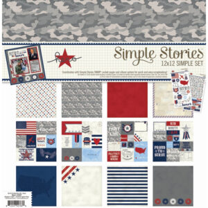 Simple Stories (6) 12x12 sheets (2) 6x12 Stickers