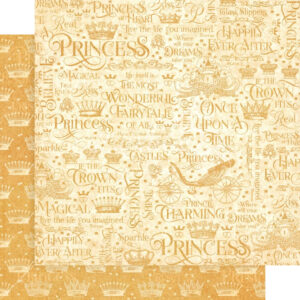 Graphic 45 If The Crown Fits 12x12 Paper Packs Of 5 Sheets