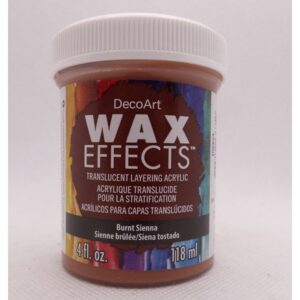 DecoArt Burnt Sienna 4oz Wax Effects Encaustic Acrylic