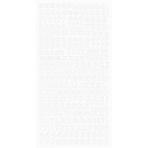 Kaisercraft Alpha Stickers - White