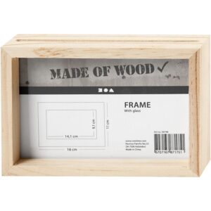 Creativ Double Frame 16x11x4cm 1pc Pine