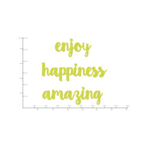 Kaisercraft Decorative Die Happiness