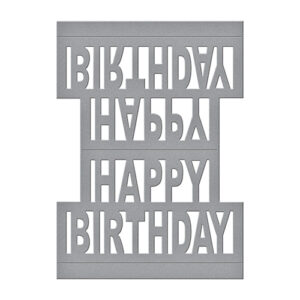 Spellbinders Happy Birthday Popup